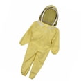 thumbnail image 2 of Traje de mono para niños Traje de protección con diseño de cremallera y capucha para niños Ropa de cuidador de abejas para niños pequeños Cubiertas para muebles de jardín amarillo METRO Matsuzay HA5412-01B, 2 of 6