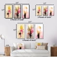thumbnail image 4 of Designart "Vintage Pink Gold Circle Pastel Grace IV" Modern Geometric Framed Wall Art Set Of 3 - Gold Abstract Frame Gallery Set For Office Decor, 4 of 6