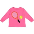 thumbnail image 3 of Inktastic Tennis Racket and Ball Boys or Girls Long Sleeve Toddler T-Shirt, 3 of 5