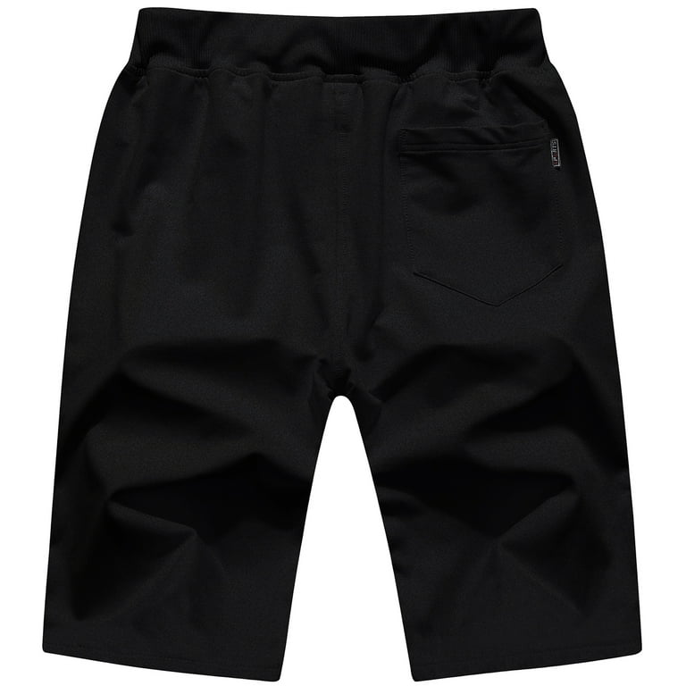 Weilanxin Men's Shorts Casual Drawstring Elastic Waist