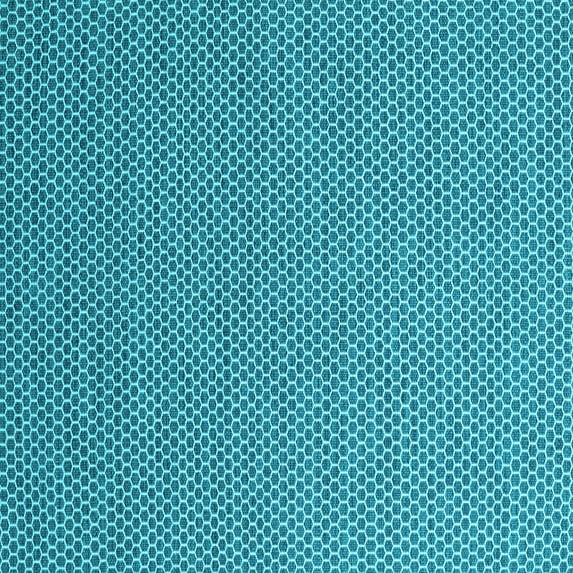 Ahgly Company Indoor Square Abstract Light Blue Contemporary Area Rugs, 7' Square