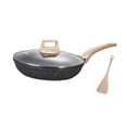 thumbnail image 4 of Sartén y palas de madera multifuncionales fáciles de limpiar resistentes woks sartén para huevos para filetes al aire libre picnic huevos en, 4 of 7