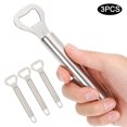 thumbnail image 3 of LYUMO Beer Bottle Opener,3Pcs Mini Portable Stainless Steel Manual Beer Bottle Lids Opener Kitchen Accessories,Kitchen Tools, 3 of 8