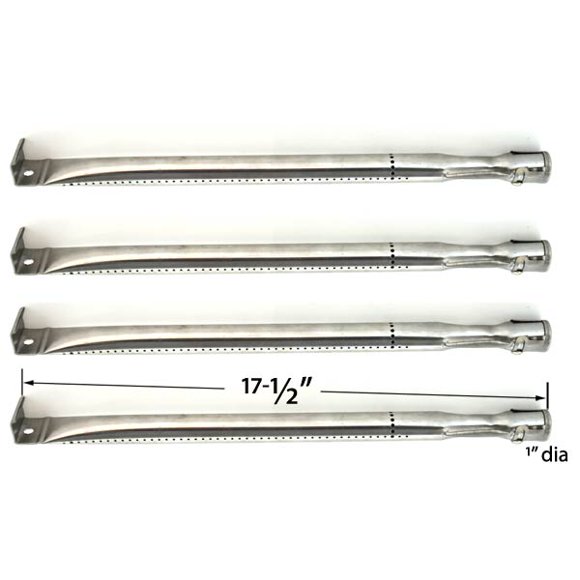 Replacement Grill Burner For Tera Gear, Broil Chef GSS2520JA, GSS3220JS, GSS2020, GSS2520JA,GSS3220A & Presidents Choice Gas Models-4PK