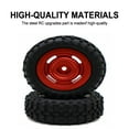 thumbnail image 3 of ZheElen Plastic Wear-resistant Wheel Rims Tyre For 1/24 SCX24 RC Car Part RC Car Accessories Replacement Parts RC Upgrade Part Silver, 3 of 6