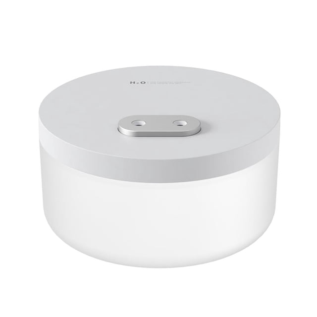 Humidificador purificador de aire con doble pulverizador de 1 l para el hogar, la oficina y el dormitorio. blanco A