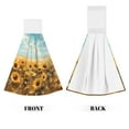 thumbnail image 2 of Sikiie Sunflower Field Bliss Hand Towel with Loop Hanging Towel Absorbent Tie Towels for Kitchen Tea Bar Bathroom Decor, 2 of 7