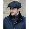 thumbnail image 5 of Mucros Weavers 100% Wool Tweed Men's Driving Cap 8-Piece Flat Cap Made in Ireland, 5 of 6