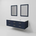 thumbnail image 6 of Tuckerton 60 in W x 22 in D Blue Double Bath Vanity, White Quartz Top and 28 in Mirrors, 6 of 11