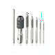thumbnail image 1 of Machuelos Con Maneral Brocas Para Rosca Roscador M3 - M8 6 Pzs Plata, 1 of 5