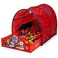 thumbnail image 7 of PAW Patrol Toddler Crib/Toddler Bed Traditional, Contemporary 90% plastic, 7% Fabric, 3 % Metal Toddler Beds Platform with Tent and Built-in Guardrails by Delta Children, Multicolor, 7 of 7