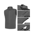 thumbnail image 6 of COOFANDY Men's Polar Fleece Vest Lightweight Sleeveless Zip Up Jacket Casual Outerwear Outdoor Golf Vests, 6 of 11