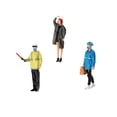 thumbnail image 4 of 3 Pieces 1:32 People Figure Dolls Building Characters Gift Tiny People B, 4 of 8