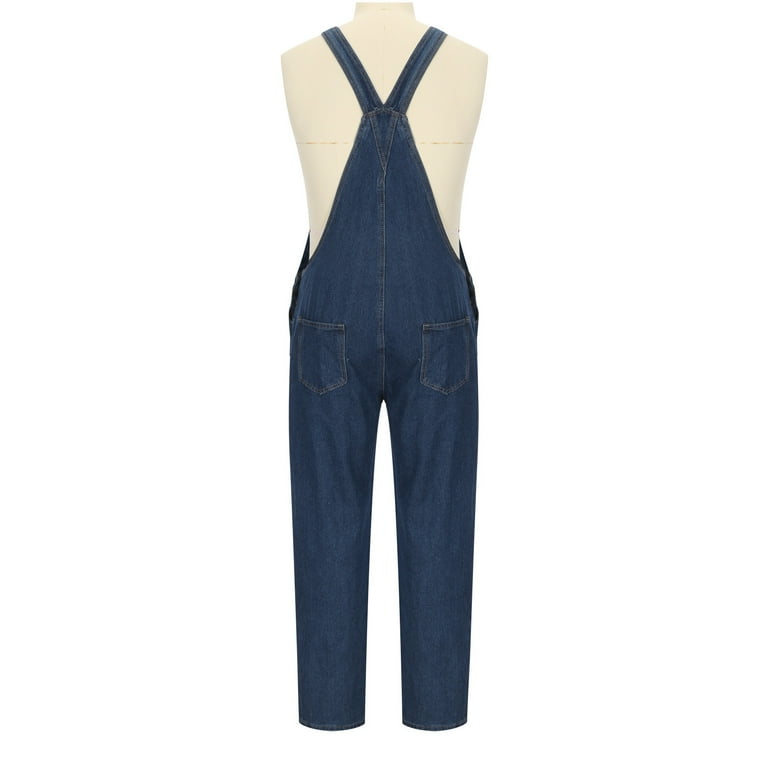 【BOHEMIAN SEOUL】OVERALLS CARGO PANTS SOOMLON Men's Loose-Fit Bib Overalls Pocket Bohemian Pants