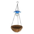 thumbnail image 2 of Macetas colgantes de alambre de metal Soporte de planta de alambre redondo Cesta colgante Colgante redondo Azul Cola Cesta colgante, 2 of 8