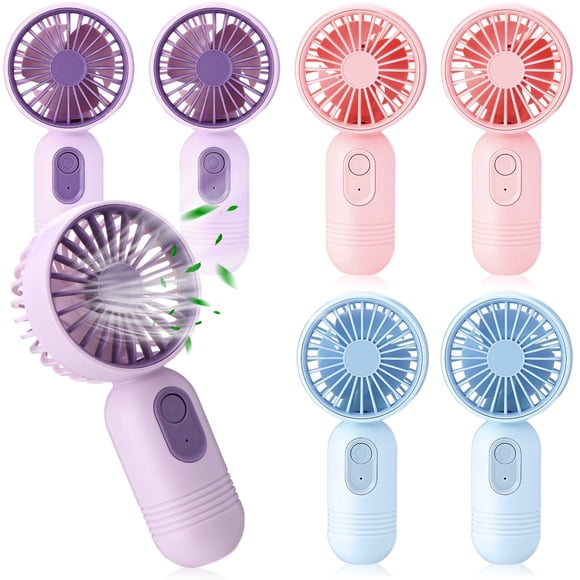Mini ventilador portátil Rossesay de 3 velocidades, recargable por USB