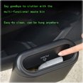 thumbnail image 5 of TNDBKQWR Trashcan for Cars Trash Holder for Car Trash Can for Truck Car Garbage Backseat Trash Can for Car Car Accessories Trash, Black, 5 of 8