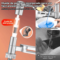 thumbnail image 5 of Dispensador De Jabón Liquido Con Porta Esponja Fregadero Malubero Plateado, 5 of 5