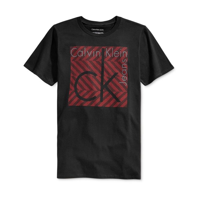 Calvin Klein Boys Tracks Camiseta gráfica, Negro, XS (5) Calvin Klein Camiseta gráfica