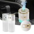 thumbnail image 5 of PureCasa Household Aroma Diffuser with LED Light, 280ml Mute USB Desktop Aromatherapy Oil Diffusers for Car Home Office, Quiet Portable Humidifiers for Bedroom, 1PC, Gold, 6.5"x2.6"x2.6", 5 of 5