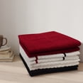 thumbnail image 3 of Mainstays Dish Cloth 8 pack, 100% Cotton, Red, 3 of 5