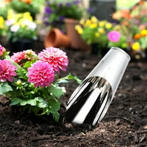OUNONA Lightweight Stainless Steel Soil Shovel Scoop for Flower Vegetable Planting