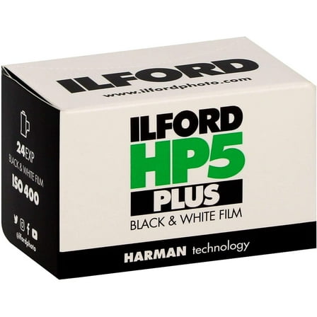 Ilford HP5 Plus, Black and White Print Film, 135 (35 mm), ISO 400, 24 Exposures (1700646)