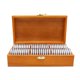 thumbnail image 1 of Portamonedas de madera de 20-46 mm, 60 unidades, cápsulas para monedas altamente transparentes con junta de espuma, estuche para coleccionistas de monedas, caja profesional para almacenamiento de mone, 1 of 1