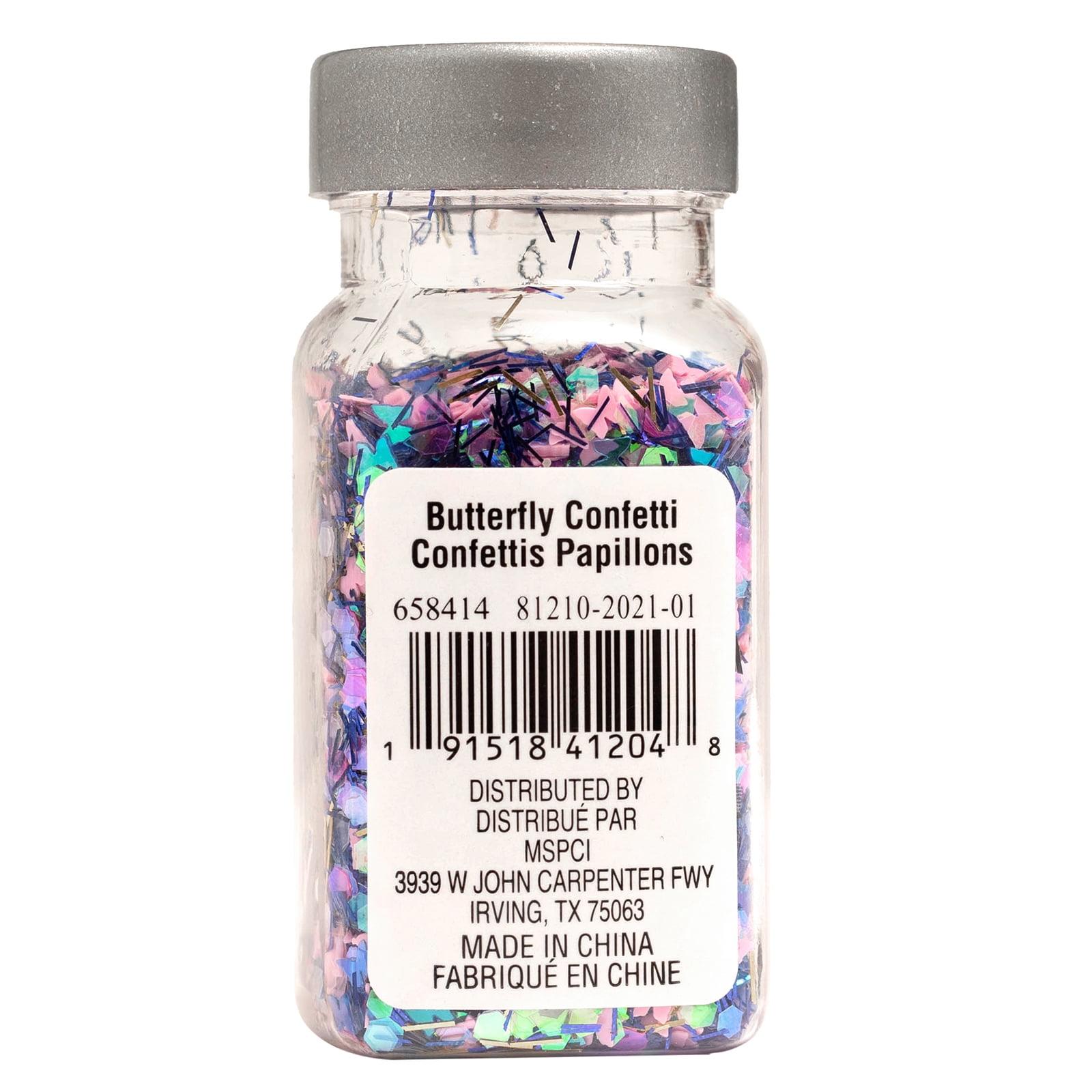 Recollections Butterfly Confetti Specialty Polyester Glitter, 0.7oz., 12 Pack