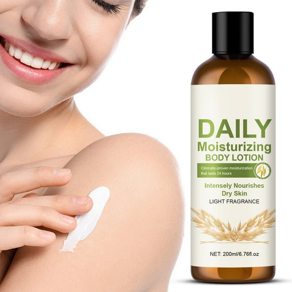 Savings Oefntac Lotion Oat Moisturizing Body Lotion Moisturization 24 Hours Intensely Nourishes Dry Light Fragrances 200ml
