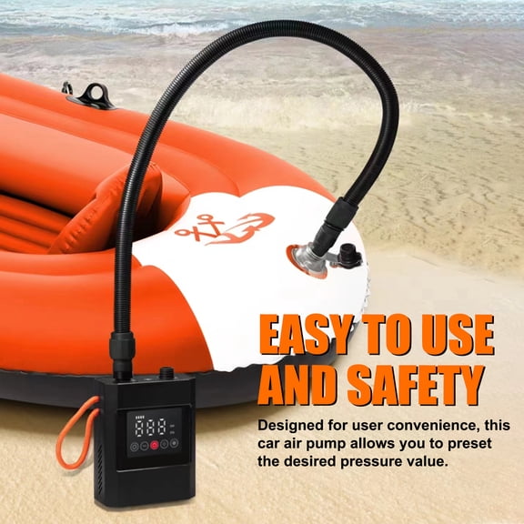 Electric inflator,Pump With Xinzy Deflator Pump 6 Inflatable Boat Pressure Air 20psi Pressure Nozzles Pump Compressor Pump Inflation Deflation Pump Paddle Pump Air Deflation Nozzles