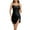 Black, variant on Sequin Slip Dress, Sleeveless Slit Maxi Dress with Thin Straps, Glamorous Party Dress for New Year's Eve, Clubs, and Evening Galas Black L