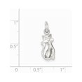 thumbnail image 3 of Sterling Silver Cat Charm Pendant, 3 of 4
