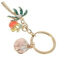 thumbnail image 3 of LITINKIMI Hawaiian Theme Keychain Multi 1Pcs 3.6In Tree Shape Zinc Alloy, 3 of 8