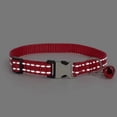 thumbnail image 3 of Puppy Collar with Bell, Reflective Nylon Metal Buckle Cat Bells, 3 of 5