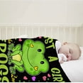 thumbnail image 3 of Cartoon Frog Blanket -50"x40" Small for Kids Just Girl Who Loves Frogs Soft Blankets and Throws Flannel Cozy Lightweight Quilt Gift Perfect for Bed Sofa Couch, 3 of 6