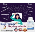 thumbnail image 5 of Sleep Formula a Sleep Support Supplement Multi-Ingredient Melatonin, GABA, L-Theanine and More One Bottle, 5 of 9