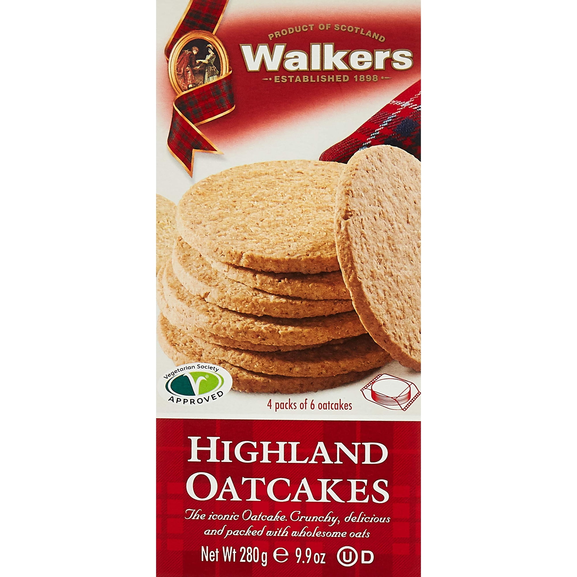 Walkers - Cracker Highland Oat - 9.9 Oz, Case of 6
