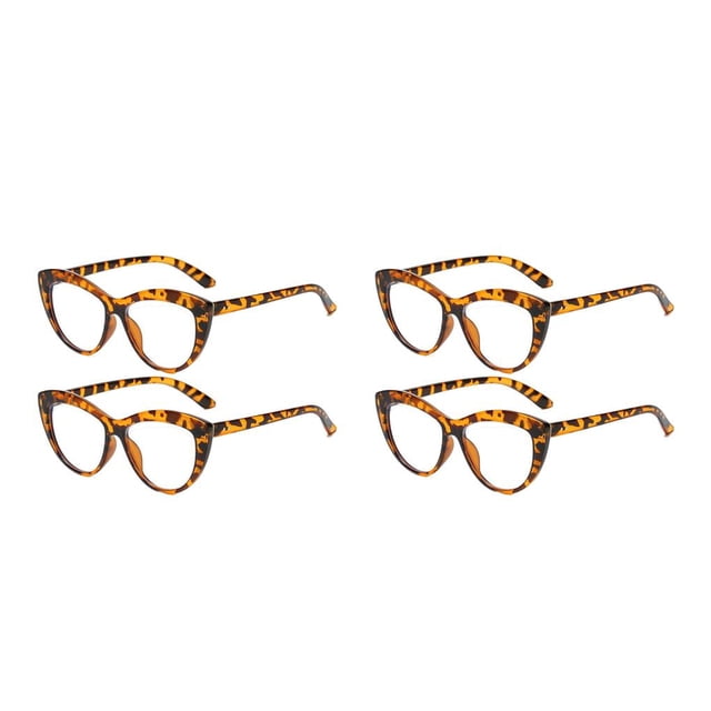 Minnieouse Gafas de moda para mujer, 2 uds., gafas con luz Anti-azul, lentes transparentes ligeras, gafas de mujer, gafas de lectura para Type5 NO5