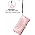 thumbnail image 7 of case for Google Pixel 6 Pro Mandala Wallet Case,Slim 3D Flip Leather Magnetic Closure with Credit Card Holder & Hand Strap Flip Folio Closure Phone Case for Google Pixel 6 Pro MTL Rose Gold, 7 of 7