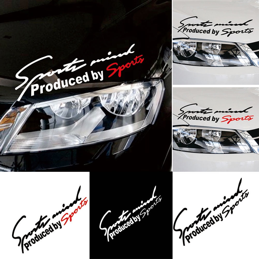 Details about   Headlight Tail Light Eyebrow Auto SUV  Sports Mind Emblem Decal Graphics Sticker