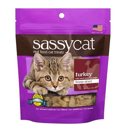 UPC: 0617395629619 | Herbsmith Sassy Cat Treats – Freeze Dried Turkey Treats – All Natural Treats for Cats – Limited Ingredient Cat Treat Grain Free + A – 1.25 oz