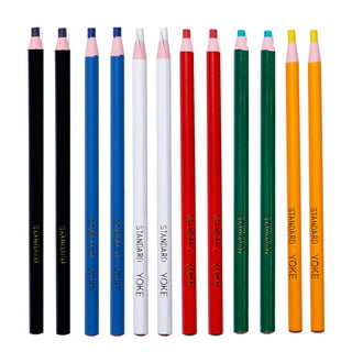 Marking Pencil, White, Wax Pencil - 6 pieces (24614)