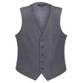 thumbnail image 1 of Gioberti Chaleco de traje formal para hombre gris 4XL, 1 of 5
