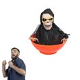 thumbnail image 4 of Fiudx Ofertas flash Artículos en oferta Juguete de fruta con música divertida y complicada con mano de esqueleto, ojos rojos y sonido para decoración de Halloween, 4 of 7