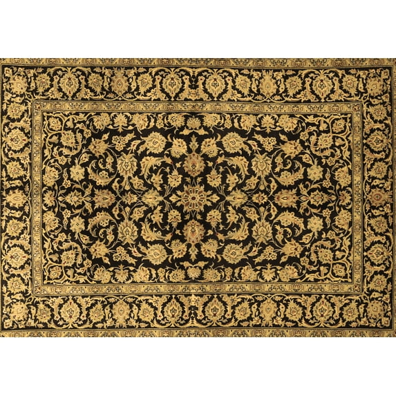 Ahgly Company Indoor Rectangle Persian Brown Traditional Area Rugs, 3' x 5'