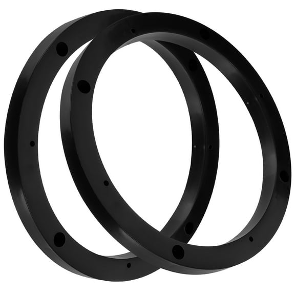 IBASETOY 2Set Black Speaker Mounting Ring Sound Improvement for Car Speaker