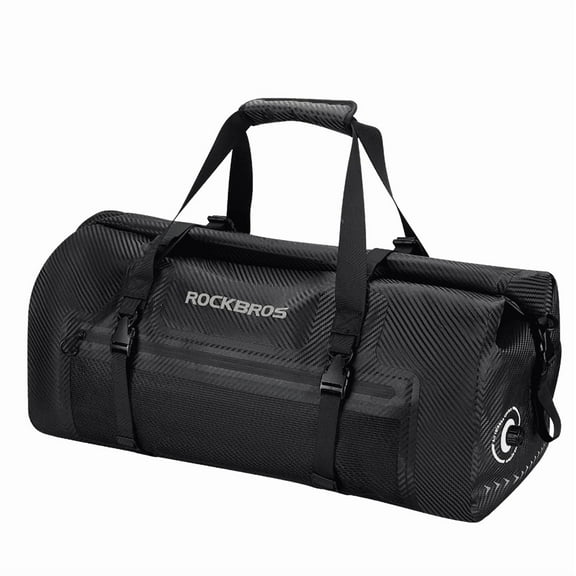 ROCKBROS Motorcycle Storage Bag Travel Bag Waterproof Bag 20-60L Rear Seat Bag Large Capacity Backpack 4 in 1 Multifunctional Rainproof Bag
