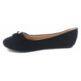 thumbnail image 4 of Victoria K Women's Faux Fur With Rhinestone Ballerina Flats, 4 of 5