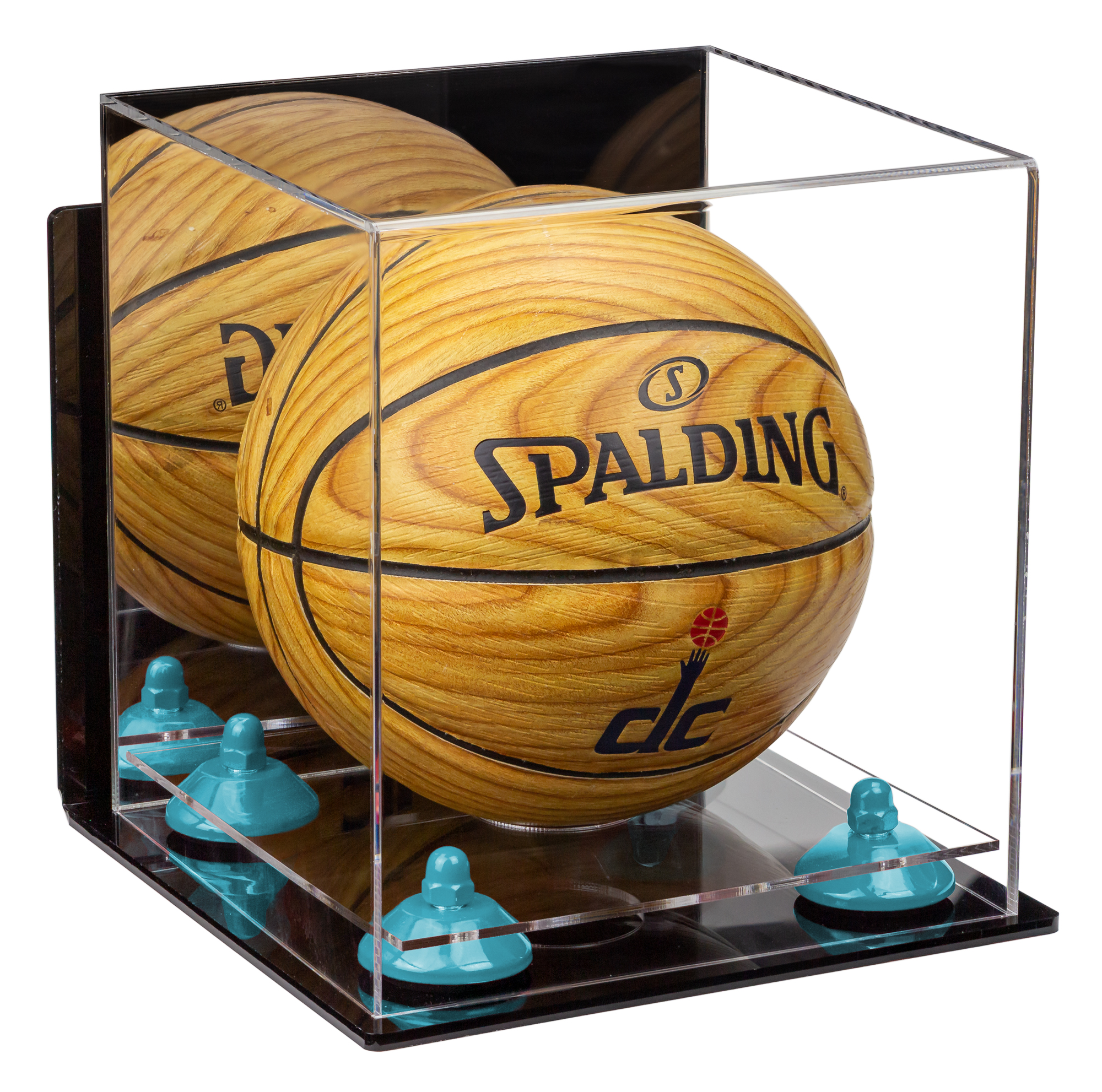 Acrylic Mini Miniature (not Full Size) Basketball Display Case with